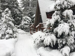 Path leading to front door entry