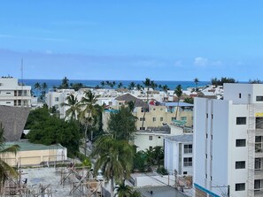 Vue sur la plage/l’océan