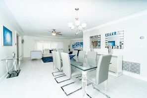 Spacious dining area for the entire team!