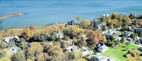 Aerial Above Cedar Ridge Cottage