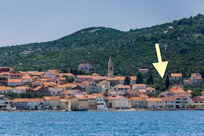 Position des Hauses wenige Schritte von Meer