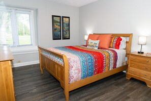 Second bedroom with Queen bed. 