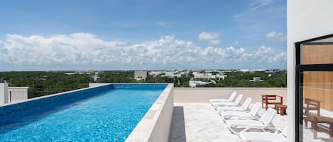 Rooftop shared pool