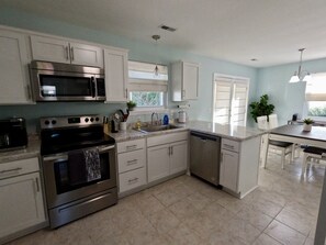 Newly renovated Kitchen stocked with everything you need