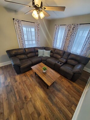 Main living room located on first floor. 