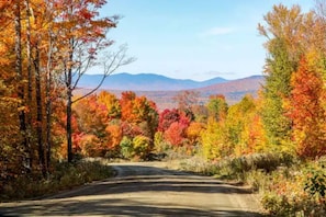 Fall foliage on Quill Hill in Rangeley, ME - one of our favorite places.