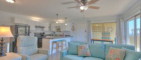 Natural light and open floor plan