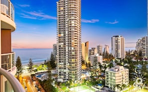 Enjoy breathtaking sunsets every evening in this balcony