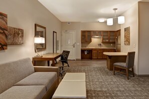 You will love the open living area.