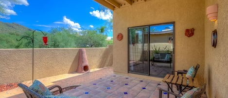 Peaceful and serene with beautiful view of Pusch Ridge, Catalina Mountains.