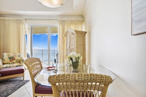 Dining Area with Gulf Views