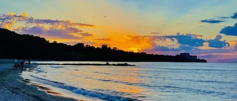 Perkins Beach at sunset