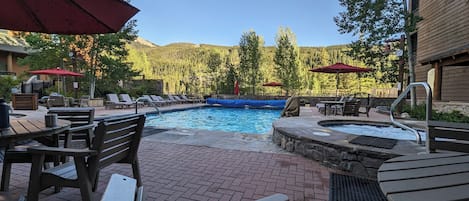 Year-round heated pool - shared with the community!