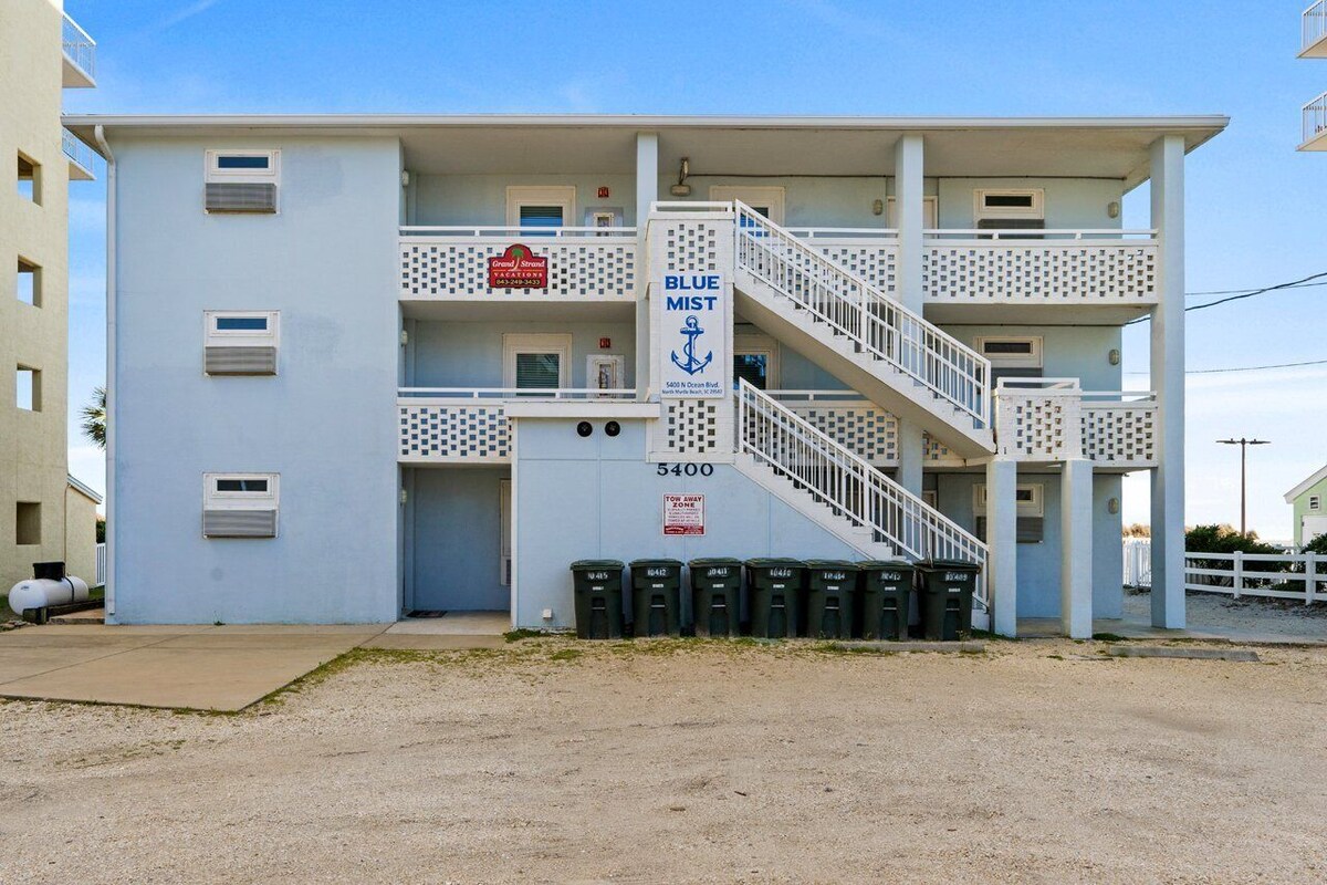 Blue Mist Villas Unit 202 is an oceanfront Condo in Cherry Grove