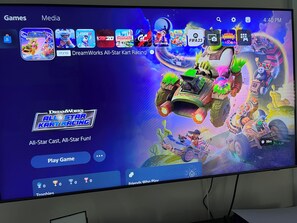 With 10 games to choose from enjoy racing, fighting, sports, pac man and more!