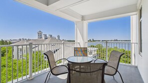 Balcony with ample seating and beautiful views