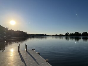 View from the dock