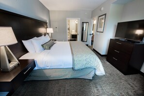 Drift to sleep in a comfortable bed after a wonderful day outside.