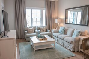 Relax and rejuvenate in the cozy living room.