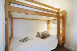 There’s lots of room for the kids in the bunk bed!