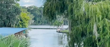 St. Johns River canal leading in to community