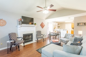 Walk in to the spacious living room!