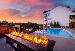 Gather Around the Fire Table and Enjoy the Sunset