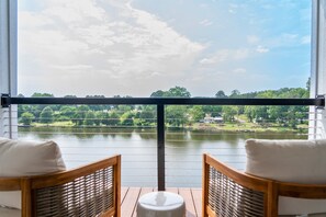 Enjoy Lake Views from the Private Outdoor Balcony