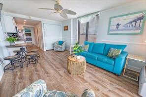 Large Living Area with Views of the Ocean, Beautifully Decorated