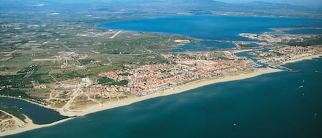 Vue aérienne de Le Barcarès
