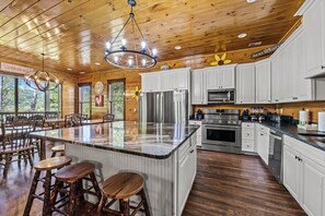 Open Kitchen with High-end Appliances