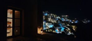 View from the terrace Caldera  By night 