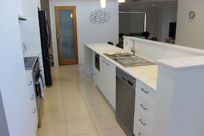 Fully equipped modern kitchen