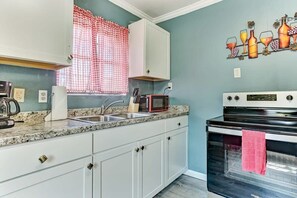 Kitchen sink with appliances