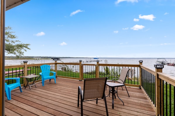 Enjoy this breathtaking view right from the deck!