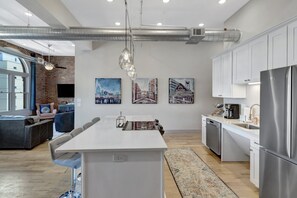 Kitchen and Living Area