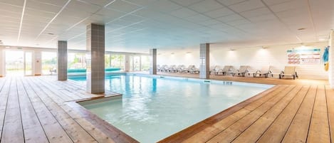 Fancy a swim? Take a dip in the indoor pool.