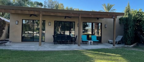 Patio from the backyard