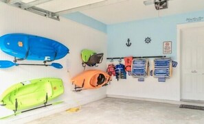 Kayaks, Life Vest, Body Boards, and Beach Chairs!