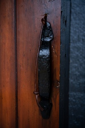 Hand crafted hardware throughout