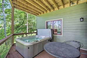 House Exterior | Private Hot Tub