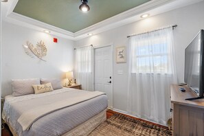 Bedroom with Flat Screen TV