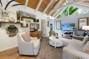 Front entry looking into living room