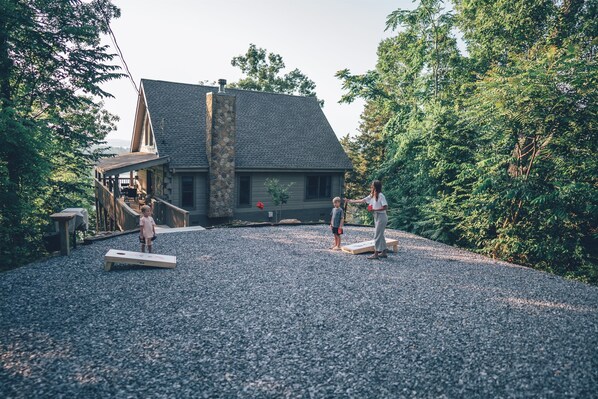 Family-friendly fun awaits right outside your door with games and space to play