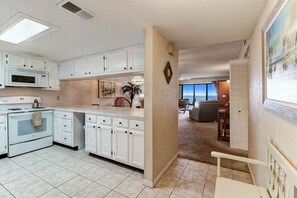 Kitchen with Ocean View