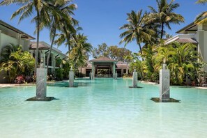 While you'll have access to a private plunge pool at home, you're more than welcome to make use of the resort's stunning lagoon pool.