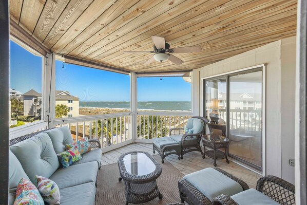 Enjoy the beautiful oceanfront views from this condo!