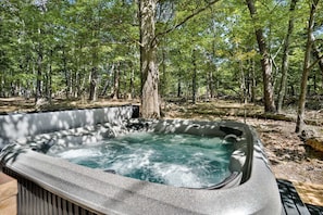Enjoy our new hot tub!