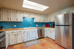 Stocked cabinets have all the tools to make a great meal, just provide the food!