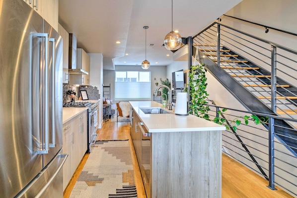 Denver Vacation Rental | 3BR | 3.5BA | Stairs Required | 1,700 Sq Ft